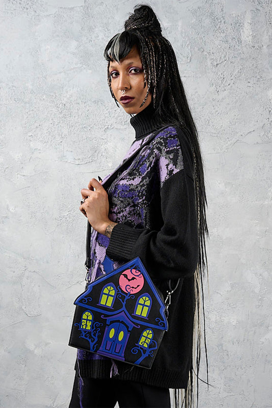 Banned Apparel Ghost House Crossbody Bag