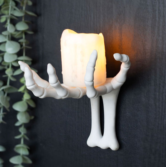 Gothic Gifts Skeleton Hand Wall Hook - Kate's Clothing