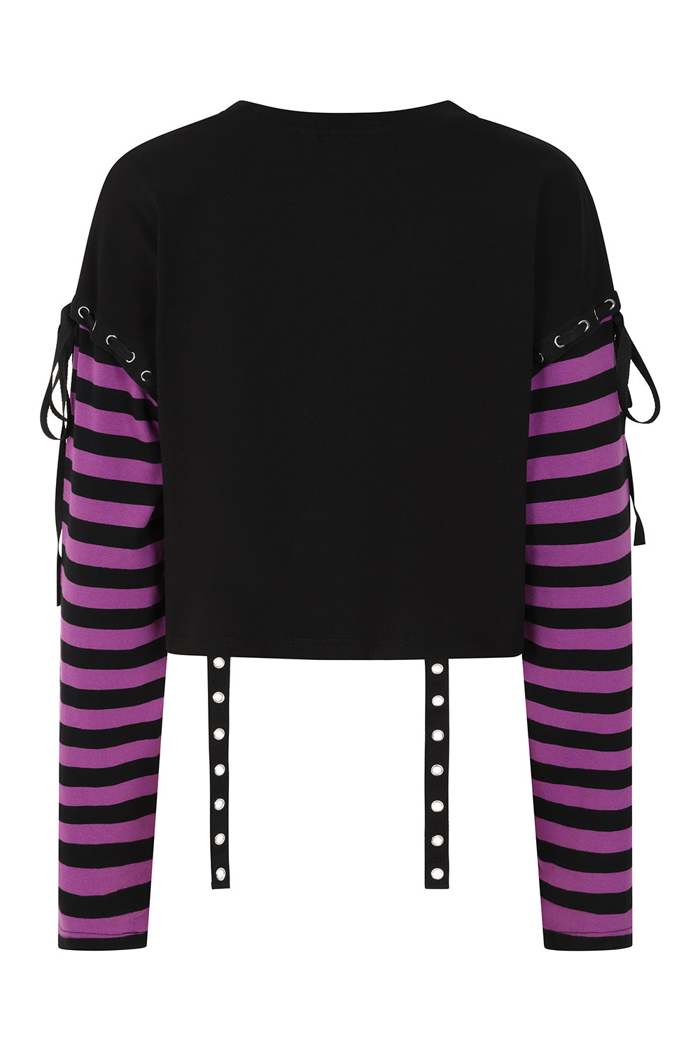 Banned Apparel My Heart Hacker Kawaii Goth Top back view