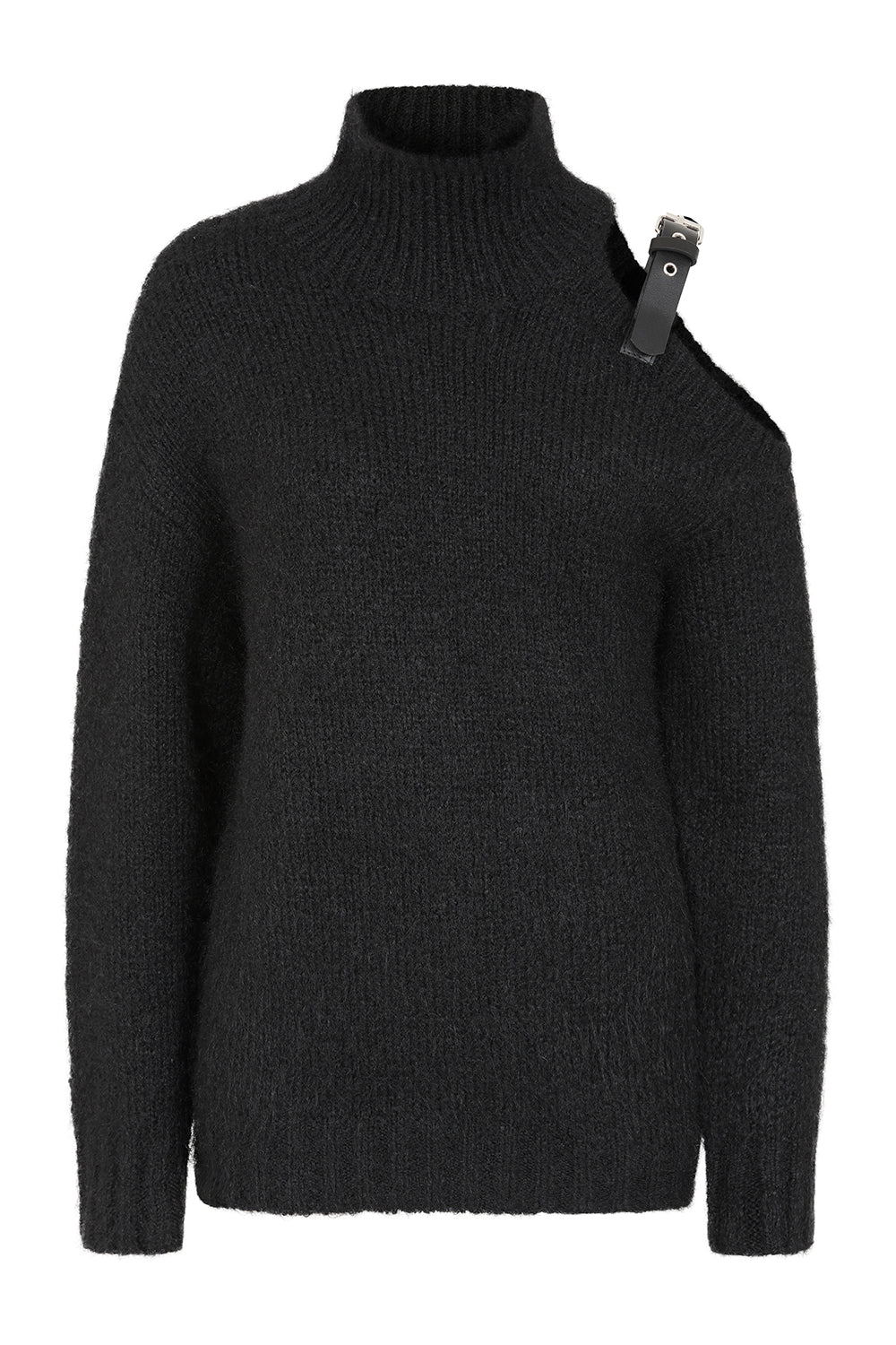 Banned Apparel Nocturne Bind Cold Shoulder Goth Jumper product photo