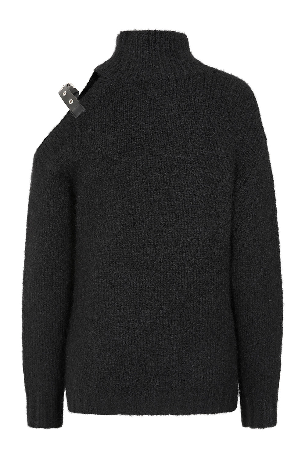 Banned Apparel Nocturne Bind Cold Shoulder Goth Jumper back view