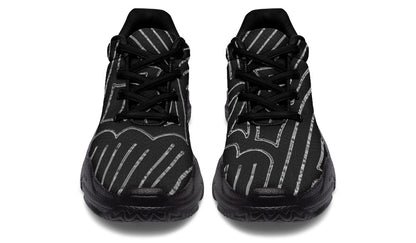 ANTIBrand Big Bat Haus Pinstripe Chunky Trainers