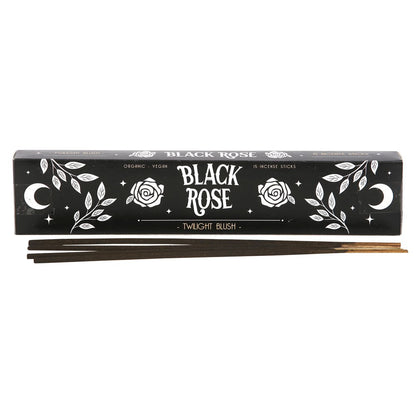 Gothic Gifts Black Rose Pack of 15 Twilight Blush Incense Sticks - Kate's Clothing