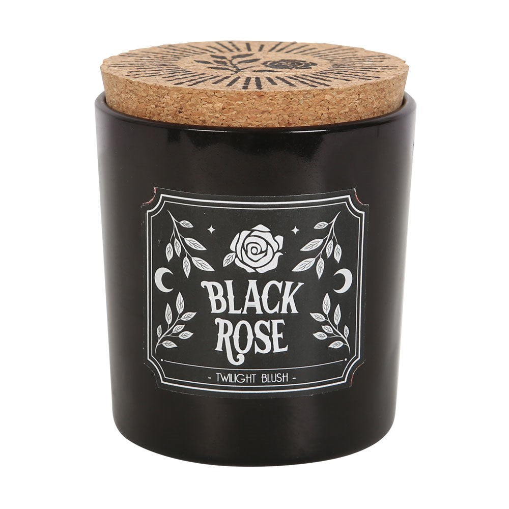 Gothic Gifts Black Rose Twilight Blush Candle - Kate's Clothing
