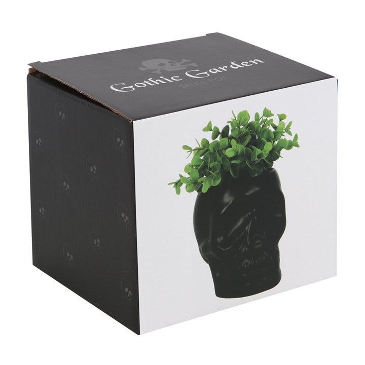 Gothic Gifts Skull Plant Pot - Kate's Clothing