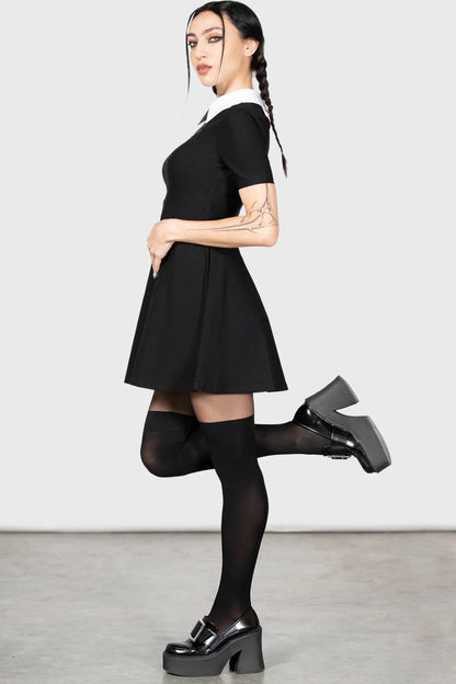Killstar Blackest Heart Skater Dress - Kate's Clothing