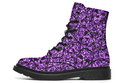 ANTIBrand Amethyst Annihilation Combat Boots – Purple