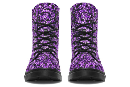 ANTIBrand Amethyst Annihilation Combat Boots – Purple