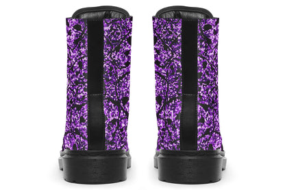 ANTIBrand Amethyst Annihilation Combat Boots – Purple