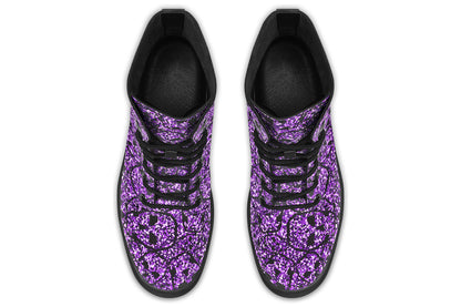 ANTIBrand Amethyst Annihilation Combat Boots – Purple