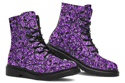 ANTIBrand Amethyst Annihilation Combat Boots – Purple