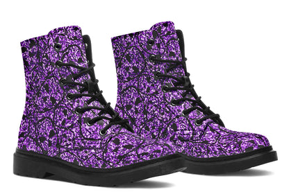 ANTIBrand Amethyst Annihilation Combat Boots – Purple