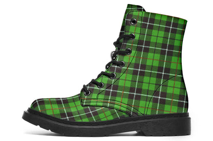 Green Tartan Vegan Boots – ANTIBrand