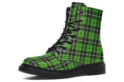 Green Tartan Vegan Boots – ANTIBrand