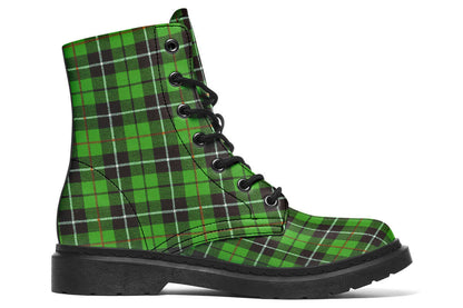 Green Tartan Vegan Boots – ANTIBrand