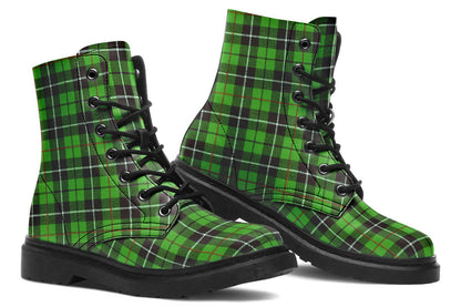 Green Tartan Vegan Boots – ANTIBrand