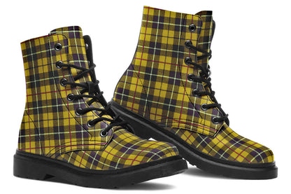 Yellow Tartan Vegan Boots – ANTIBrand