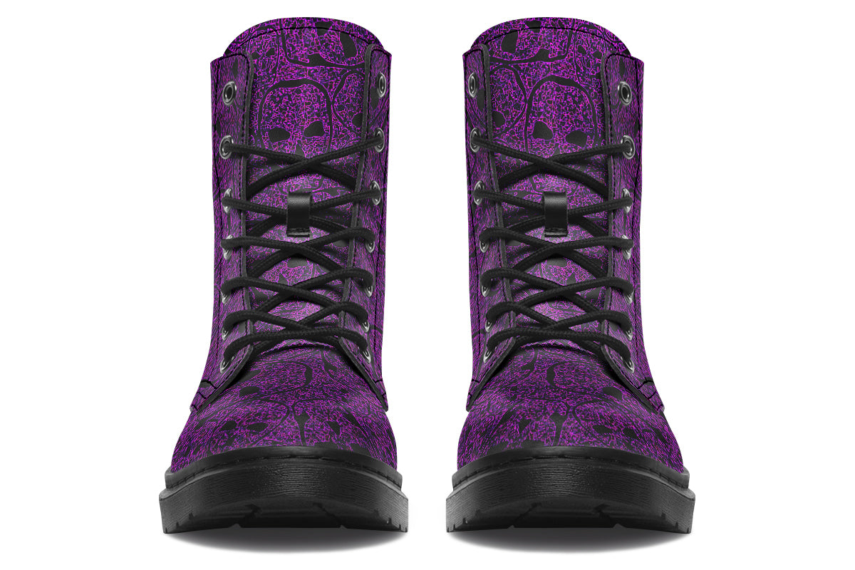 ANTIBrand Digital Immortality Tumbling Skulls Boots