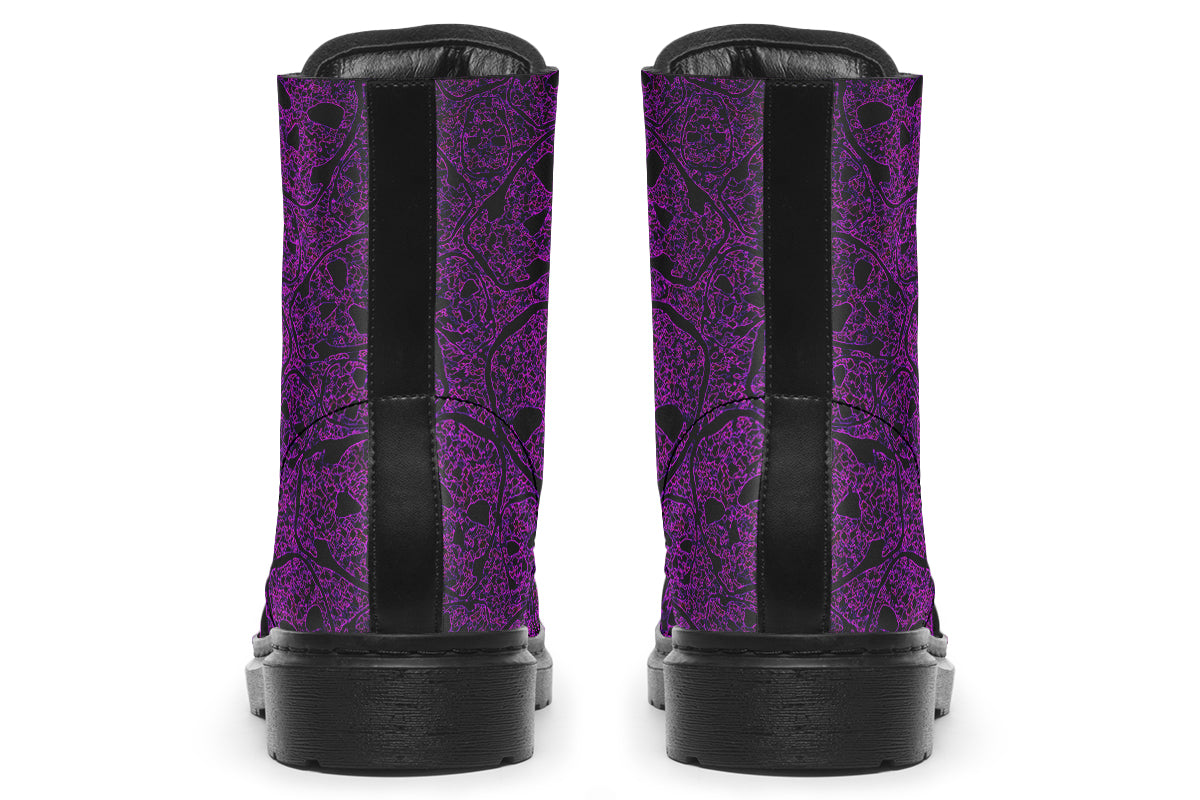 ANTIBrand Digital Immortality Tumbling Skulls Boots