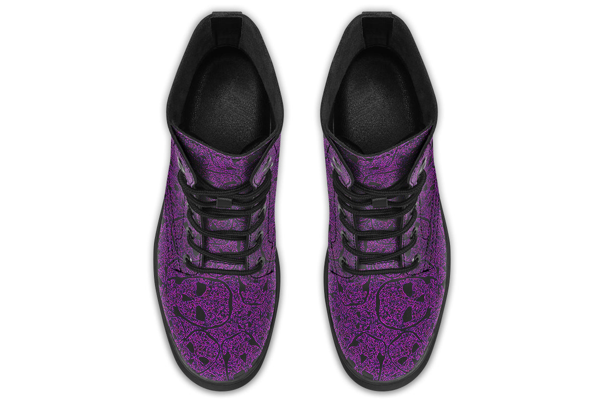 ANTIBrand Digital Immortality Tumbling Skulls Boots