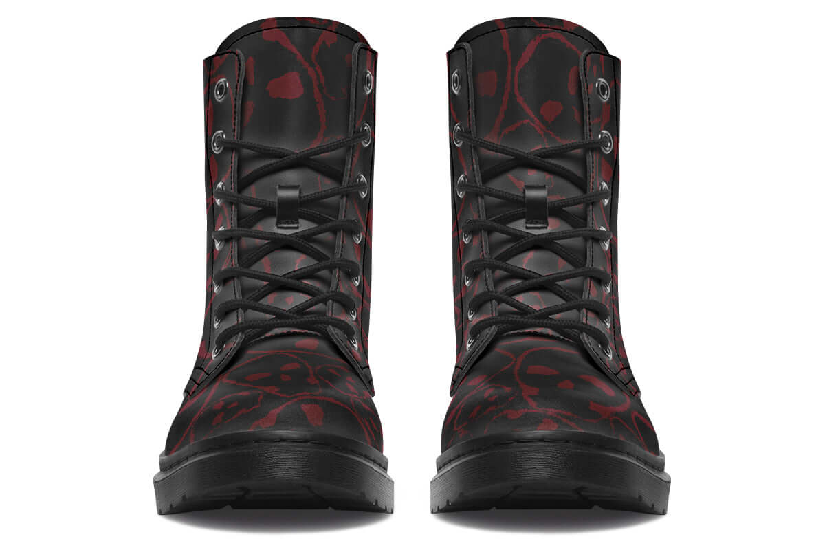 Tumbling Blood Skulls Boots – ANTIBrand by Kate