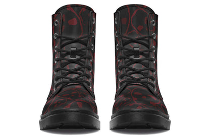 Tumbling Blood Skulls Boots – ANTIBrand by Kate