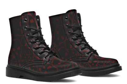 Tumbling Blood Skulls Boots – ANTIBrand by Kate