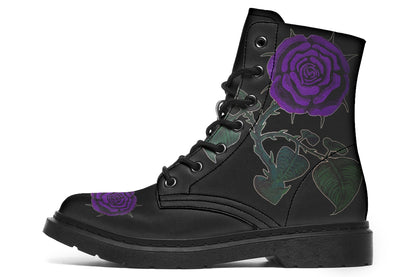 ANTIBrand The Painted Rose Boots in Purple