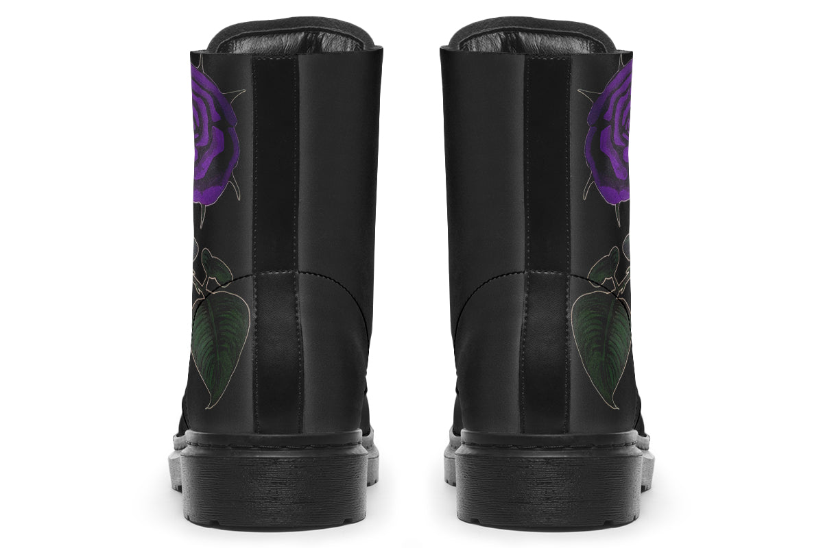 ANTIBrand The Painted Rose Boots in Purple