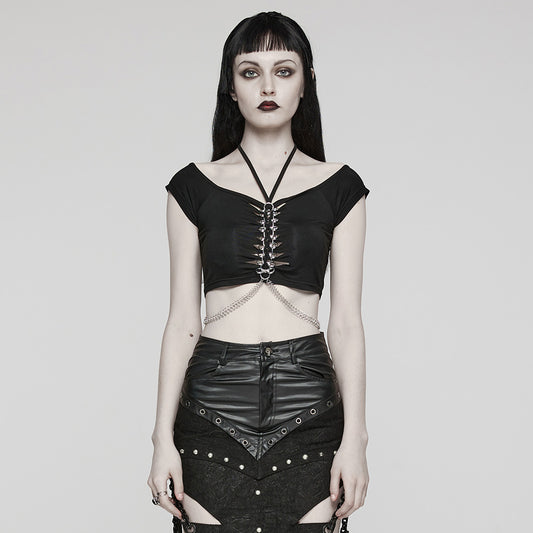 Punk Rave Brisa Cropped Top - Kate's Clothing