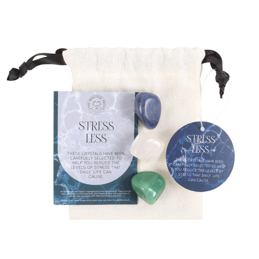 Gothic Gifts Stress Less Healing Crystal Set - Kate's Clothing