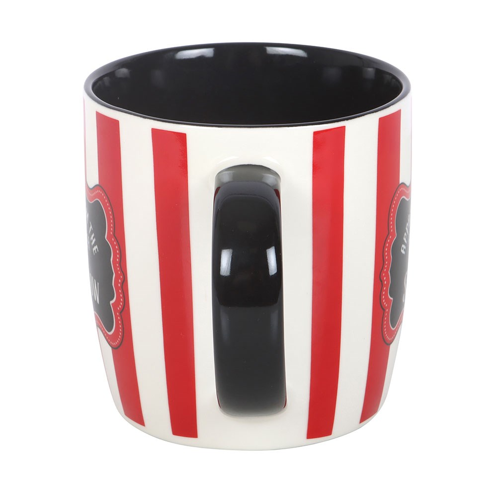 Gothic Gifts Mystic Circus Ringmaster Statement Mug side angle detail