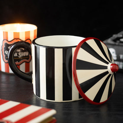 Gothic Gifts Mystic Circus Tent Mug with Lid