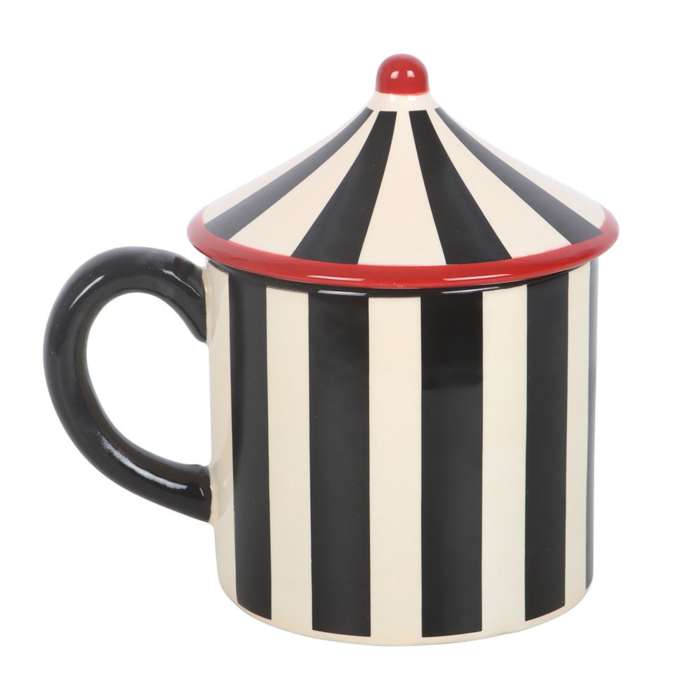 Gothic Gifts Mystic Circus Tent Mug with Lid