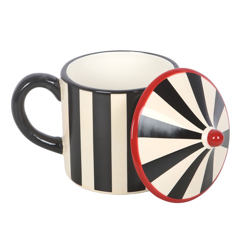 Gothic Gifts Mystic Circus Tent Mug with Lid
