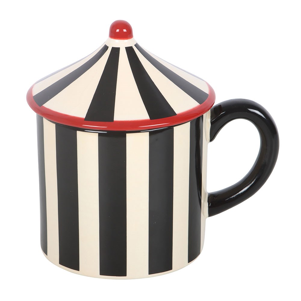 Gothic Gifts Mystic Circus Tent Mug with Lid