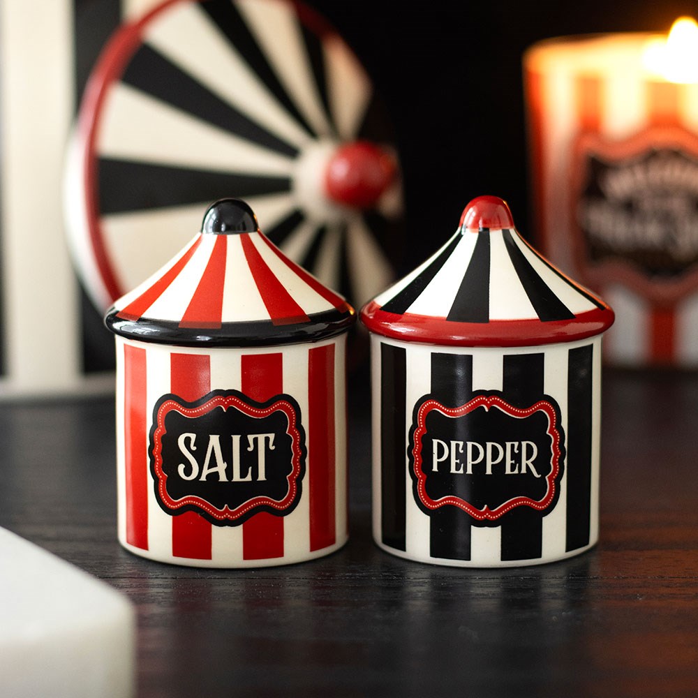 Gothic Gifts Mystic Circus Tent Salt & Pepper Shaker Set
