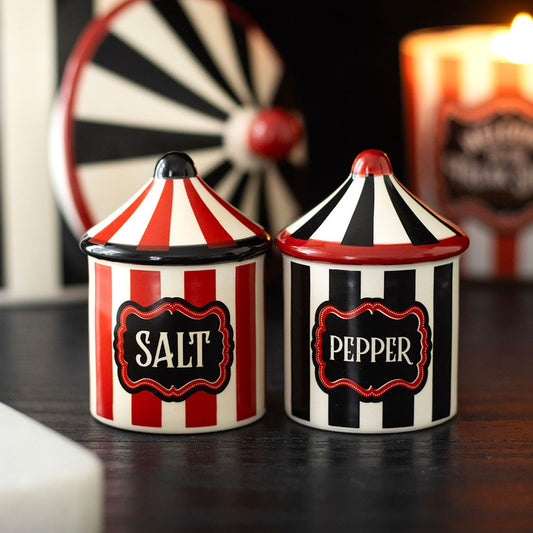 Gothic Gifts Mystic Circus Tent Salt & Pepper Shaker Set