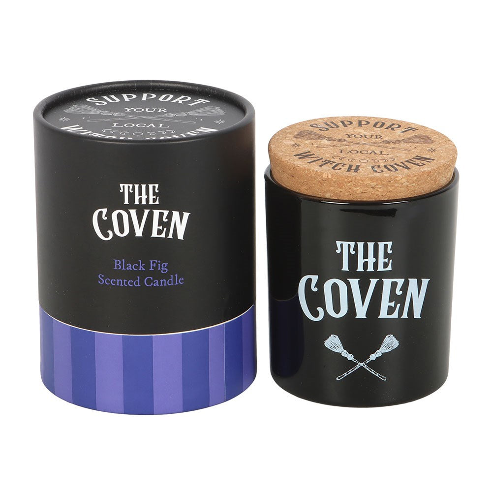 Gothic Gifts – The Coven Black Fig Scented Candle with Cork Lid