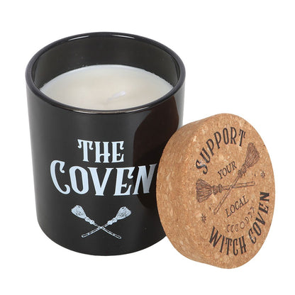 Gothic Gifts – The Coven Black Fig Scented Candle with Cork Lid