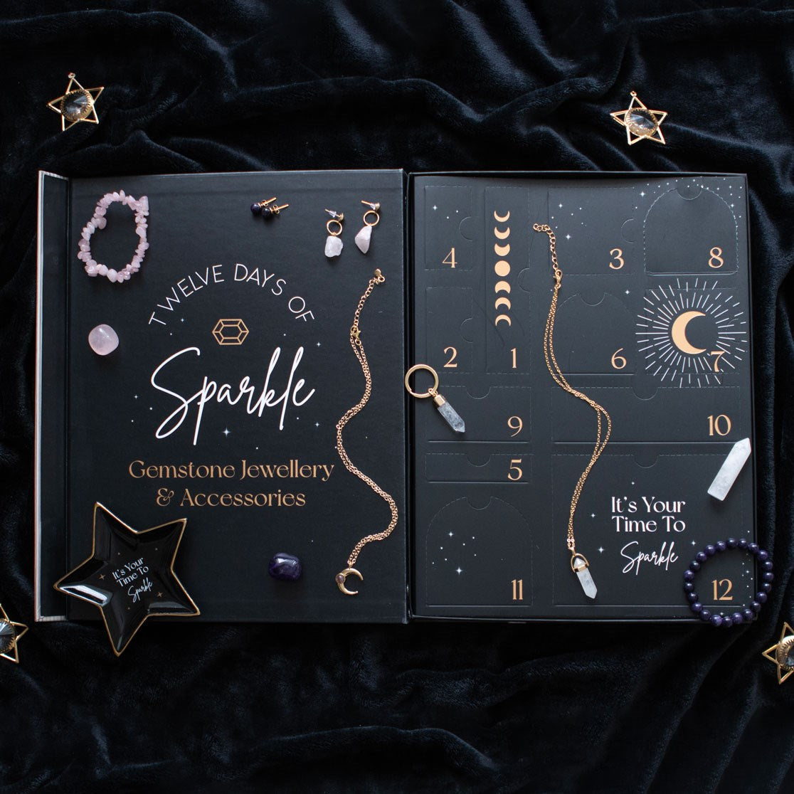 Gothic Gifts 12-Day Crystal Jewellery Gift Booklet - Kate's Clothing