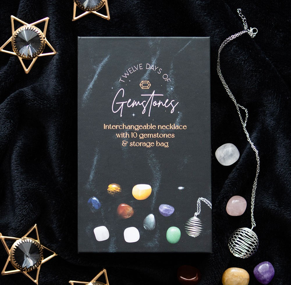 Gothic Gifts 12-Day Crystal Necklace Gift Booklet - Kate's Clothing
