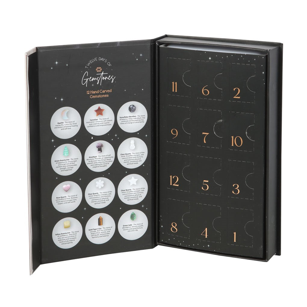 Gothic Gifts 12 Days of Christmas Shaped Crystal Gift Booklet
