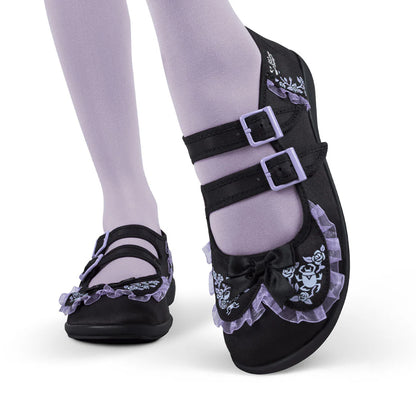 Chocolaticas® Cosette Women's Mary Jane Flat Shoes - Kate's Clothing