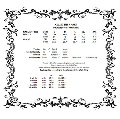 Dark In Love Punk Rib Cage Grommet Waist Cincher