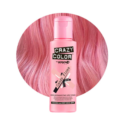 Crazy Colour Semi Permanent Hair Dye - Candy Floss - Kate's Clothing