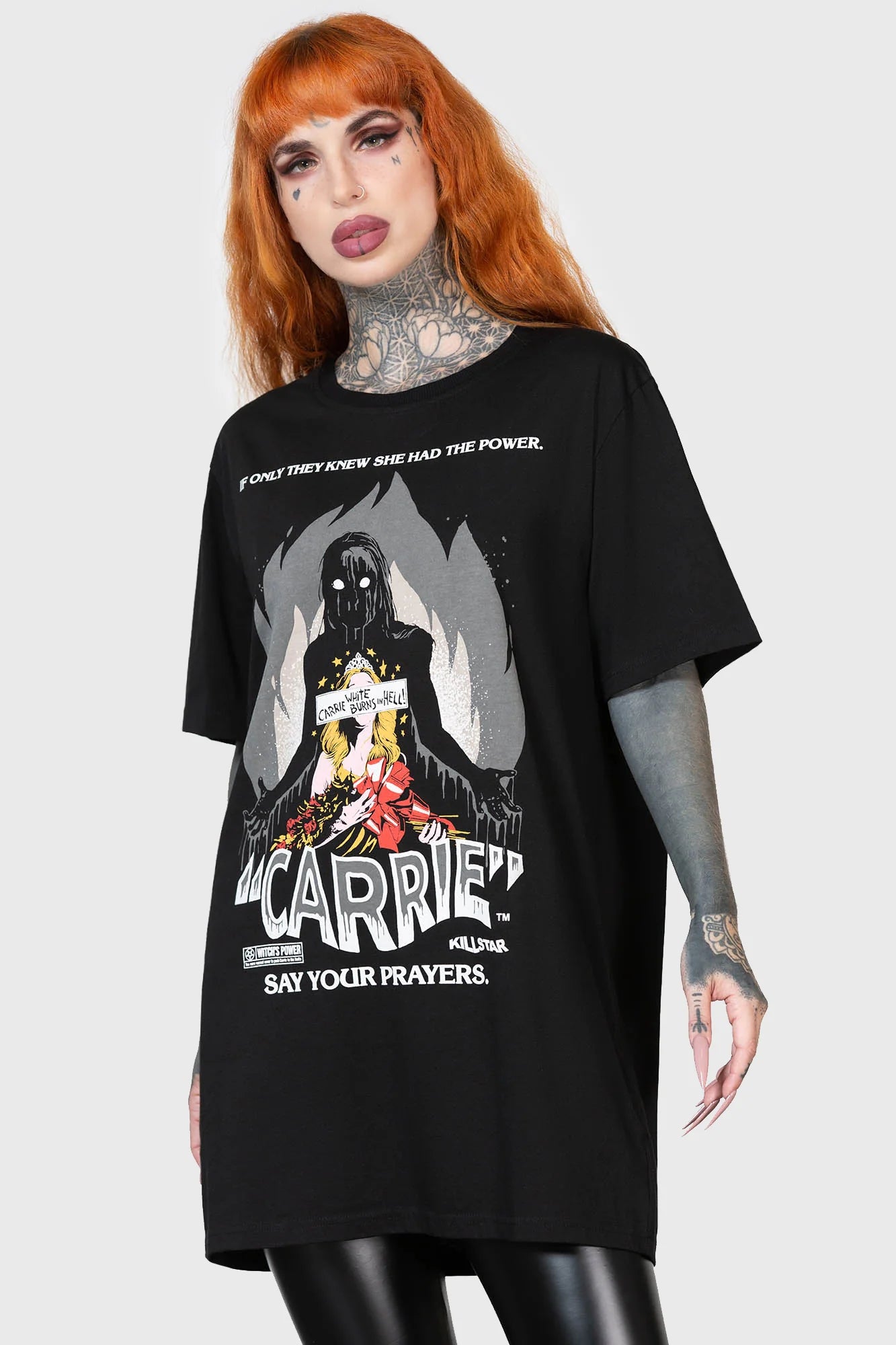 Killstar Carrie White T-Shirt - Kate's Clothing