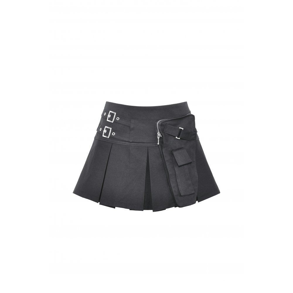 Dark In Love Celinette Mini Pleated Skirt - Kate's Clothing