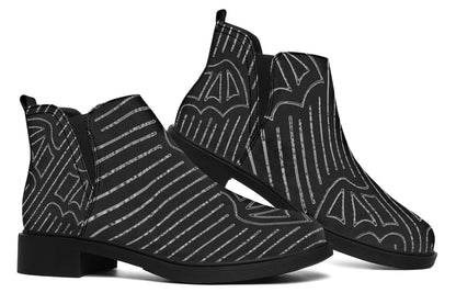 ANTIBrand Big Bat Haus Pinstripe Chelsea Boots