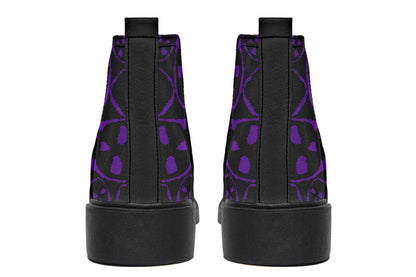 ANTIBrand The Tumbling Purple Skulls Chelsea Boots